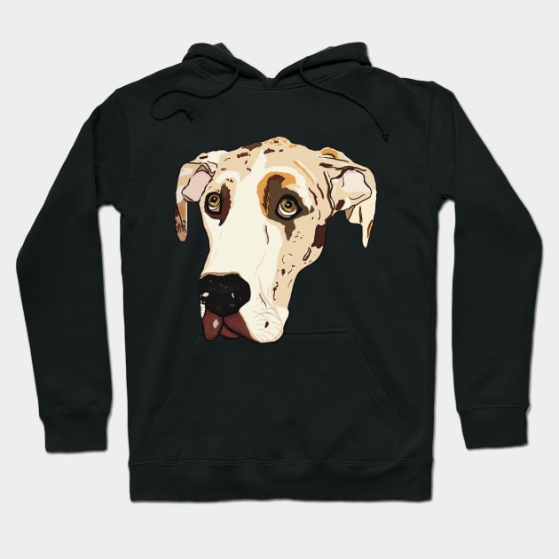 Maggie the Great Dane Hoodie by Shea Klein